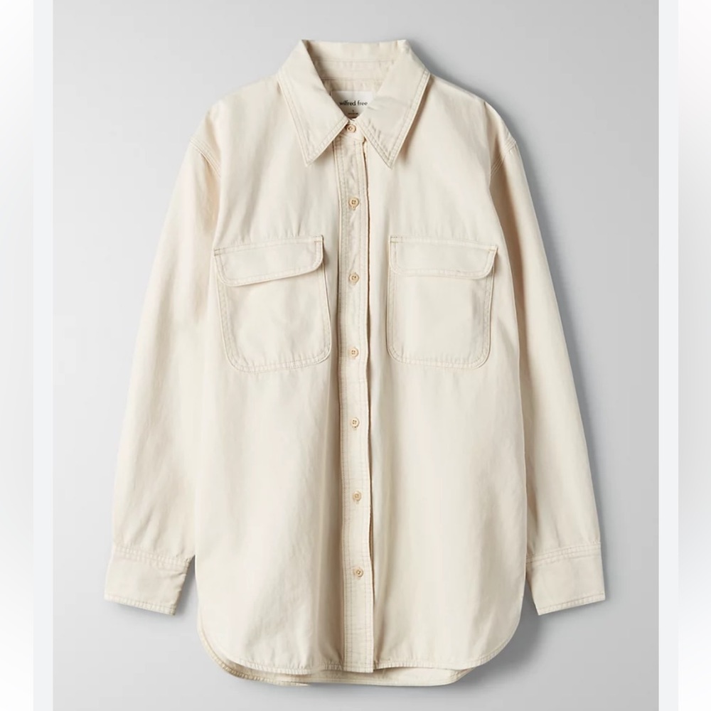 Aritzia Wilfred Free Nova Button Up